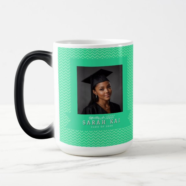 Mug Magic Cadeau de remise de diplôme avec motif abstrait él (Gauche)
