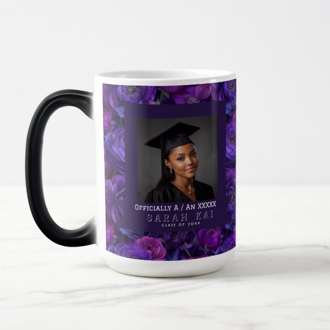 Mug Magic Cadeau de remise de diplôme pour femme avec impres (Gauche)