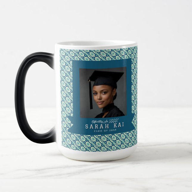 Mug Magic Cadeau de remise de diplôme pour mari avec motif e (Gauche)