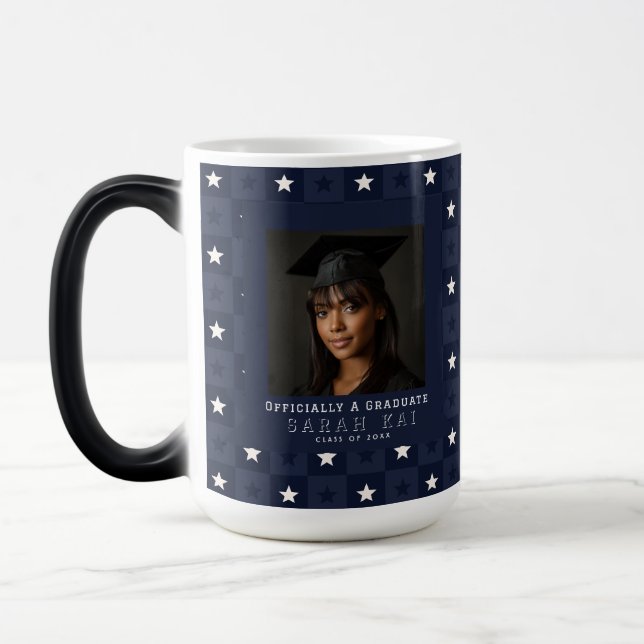 Mug Magic Cadeau de remise de diplôme unique pour mari à mot (Gauche)