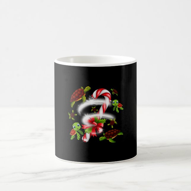 Mug Magic Cadeau de tortue | Turtle Candy Sweet Christmas (Centre)