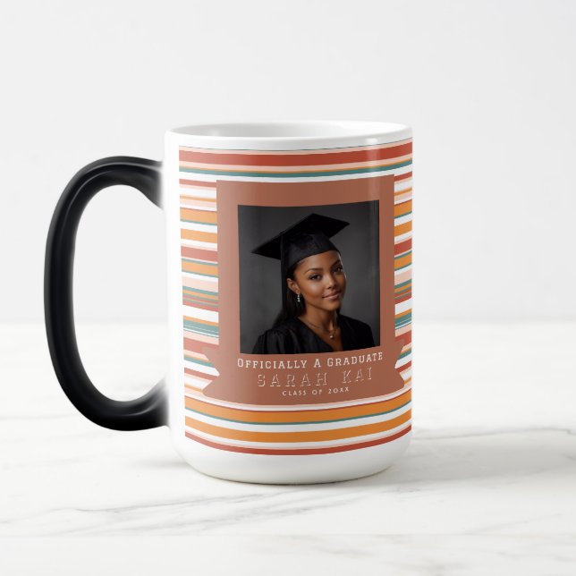 Mug Magic Cadeau d'impression à rayures gras pour sa remise  (Gauche)