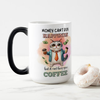 Mug Magic Cadeau drôle pour amateur de chats : L'argent ne p