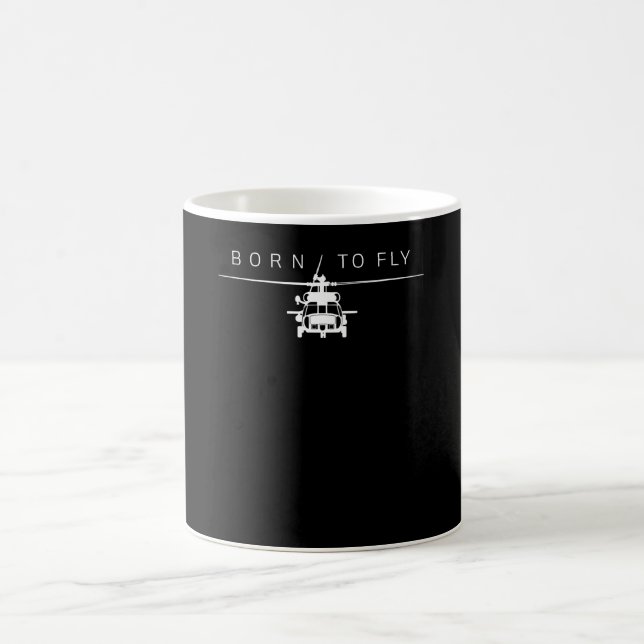 Mug Magic Cadeau du pilote d'hélicoptère de l'aviation milit (Centre)