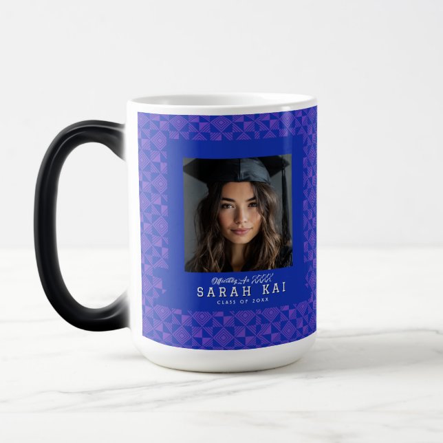 Mug Magic Cadeau joli imprimé Aztèque pour diplômé (Gauche)