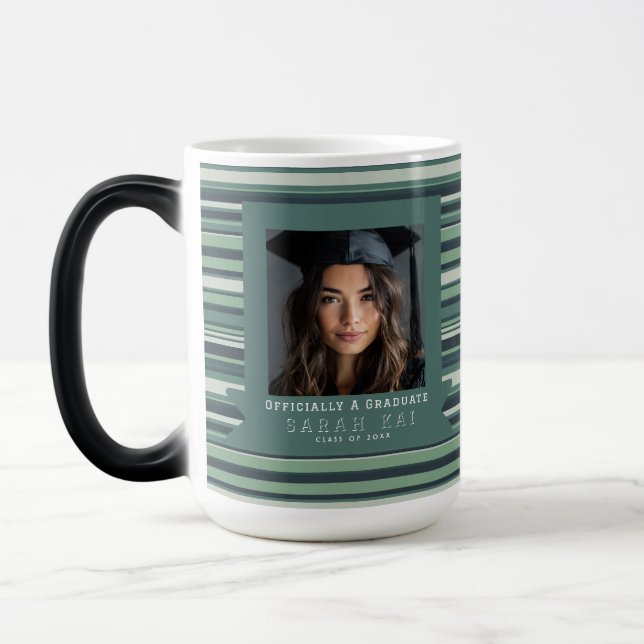 Mug Magic Cadeau joli imprimé rayé pour sa remise de diplôme (Gauche)