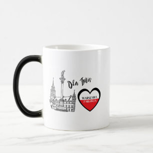 Mug Magic Cadeau personnalisé de l'héritage de Varsovie avec
