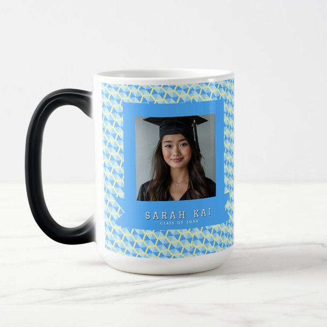 Mug Magic Cadeau photo à impression hexagonale classique (Gauche)