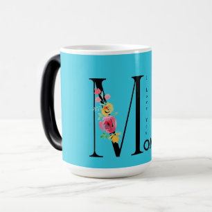 Mug Magic Cadeau pour maman, Je t'aime Maman, Jour de la fêt