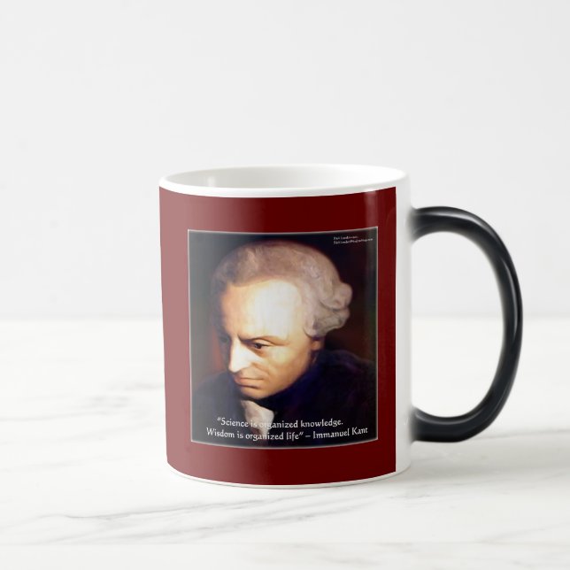 Mug Magic Cadeaux Citation Immanuel Kant Science Contre Conn (Droite)