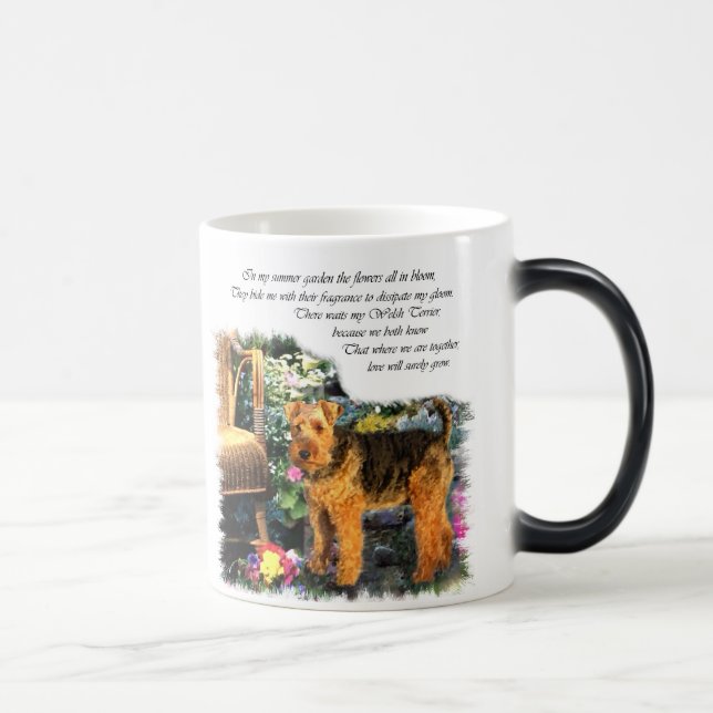 Mug Magic Cadeaux d'art gallois Terrier (Droite)