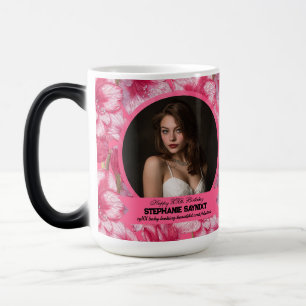 Mug Magic Cadeaux de fête d'anniversaire floraux d'Amaryllis