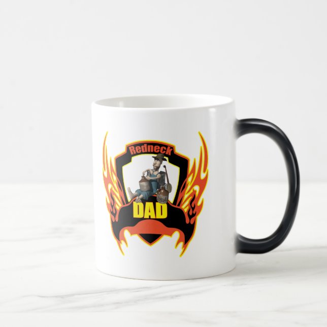 Mug Magic Cadeaux de fête des pères de papa de plouc (Droite)