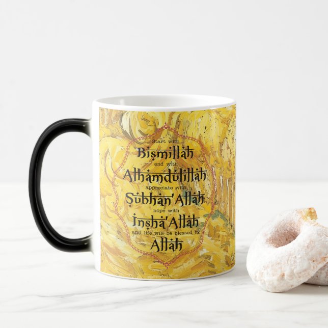 Mug Magic Cadeaux islamiques Ramadan Eid Cadeau pour Musulma (Avec donut)