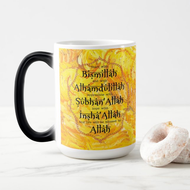 Mug Magic Cadeaux islamiques Ramadan Eid Cadeau pour Musulma (Avec donut)