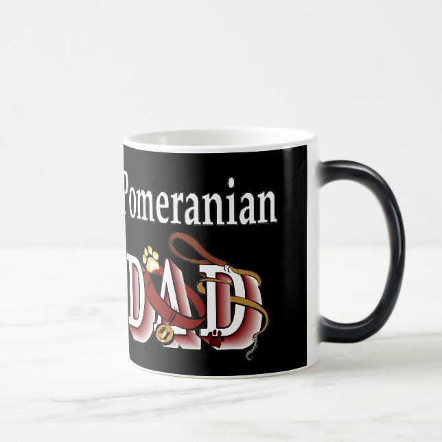 Mug Magic Cadeaux papa Poméraniens (Droite)