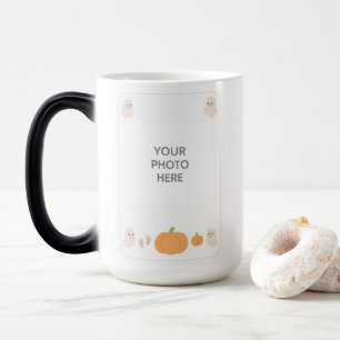 Mug Magic Cadre photo bébé citrouille fantôme mignon Cadeau