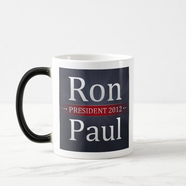 Mug Magic Café de campagne de Ron Paul 2012/tasse de thé (Gauche)