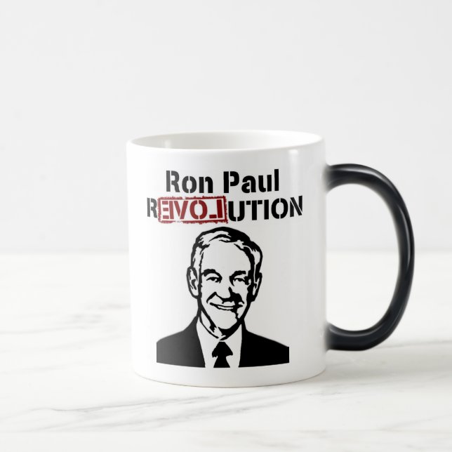 Mug Magic Café de révolution de Ron Paul/tasse/tasse de thé (Droite)