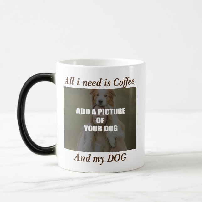 Mug Magic Café et mon Oreiller de chien (Gauche)