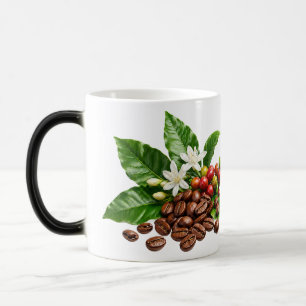 Mug Magic Café Frais du Matin Grains de Chaleur Révèlent Cou