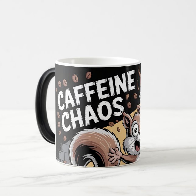 Mug Magic Caféine Chaos à l'écureuil (Devant gauche)