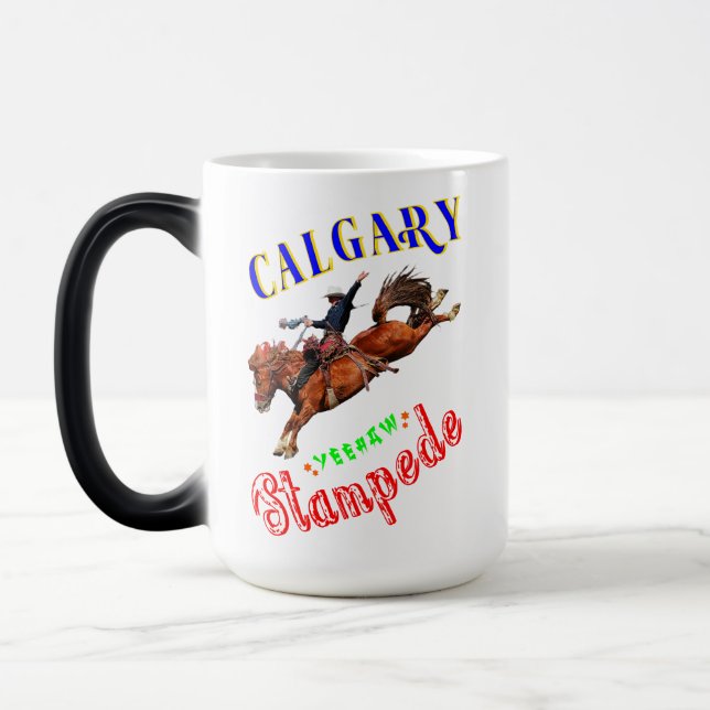 Mug Magic Calgary Yeehaw Stampede (Gauche)
