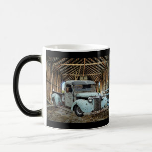 Mug Magic Camion Bleu Vintage Grange Rustique