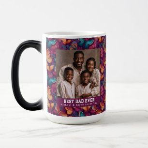 Mug Magic Camouflage de papillon hawaïen Photo de beau-père