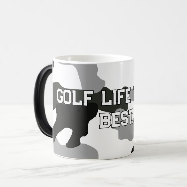 Mug Magic Camouflage gris urbain no 15 imprimé (Devant gauche)