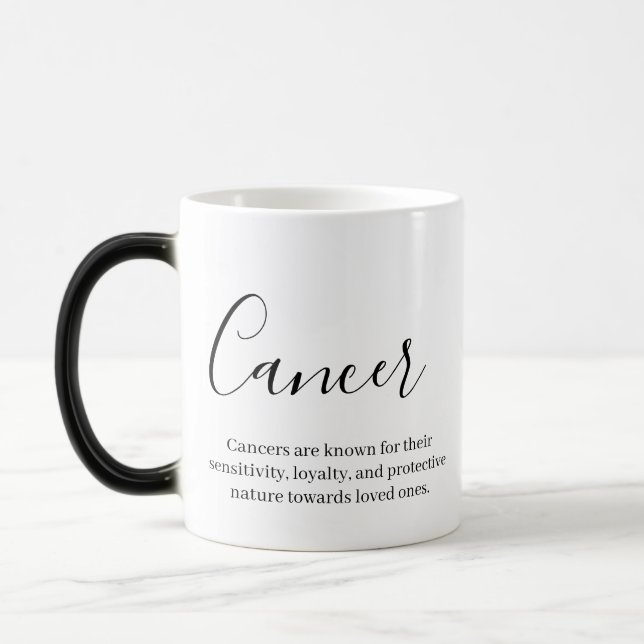 Mug Magic "Cancer personnalisé Signal zodiaque Nom et qualit (Gauche)