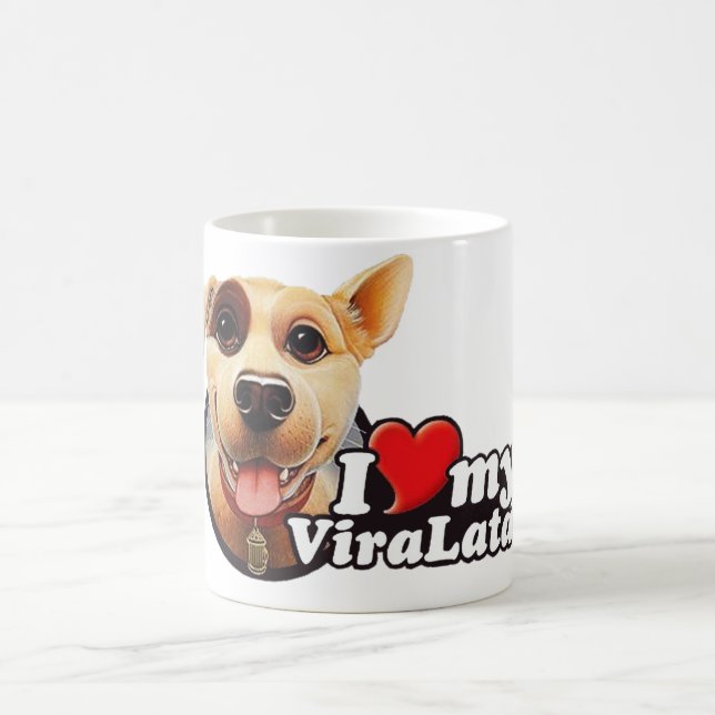 Mug Magic Canette « I Love My ViraLata " (Centre)