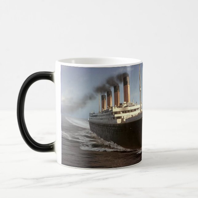 Mug Magic Canette - Titanic itinéraire les New York (Gauche)