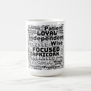 Mug Magic Capricorne Zodiac Mot Cloud Inspiration