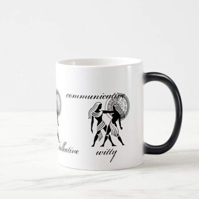 Mug Magic Caractéristiques Gemini personnalisables Zodiac à  (Droite)