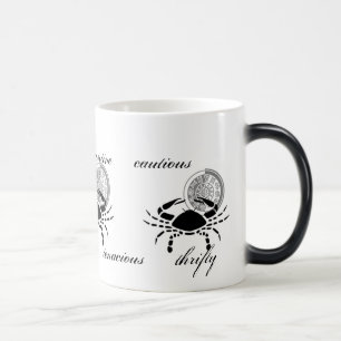 Mug Magic Caractéristiques personnalisables du crabe du canc
