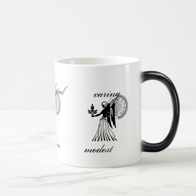 Mug Magic Caractéristiques Virgo personnalisables Zodiac à l (Droite)