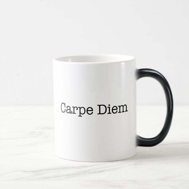 Mug Magic Carpe Diem saisissent la citation de jour - (Droite)