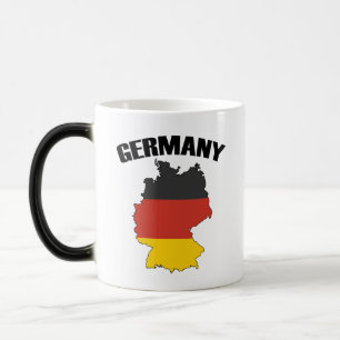 Mug Magic Carte Allemagne - Drapeau allemand - Deutschland T