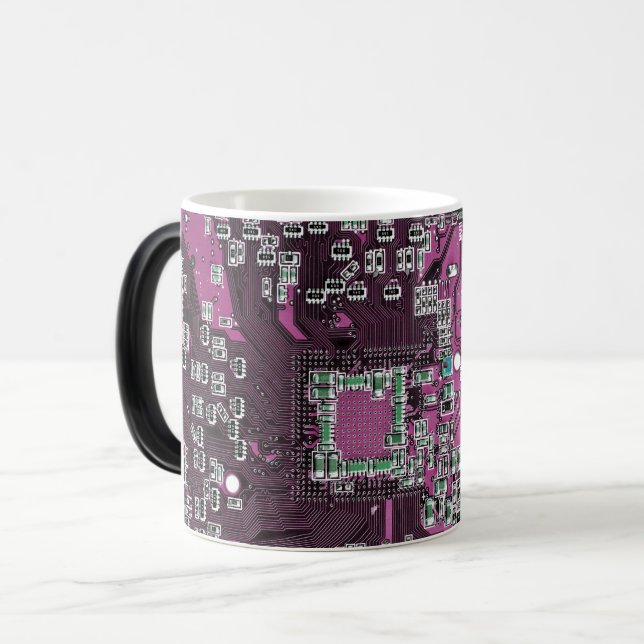 Mug Magic Carte circuit imprimé circuit imprimé circuit viol (Devant gauche)