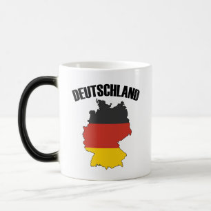 Mug Magic Carte Deutschland - Drapeau allemand - Allemagne V