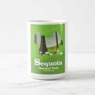 Mug Magic Carte du parc national de Sequoia