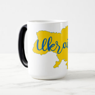 Mug Magic Carte et lettres ukrainiennes