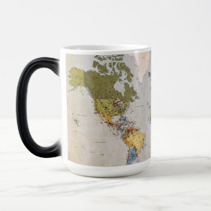 Mug Magic carte mondiale