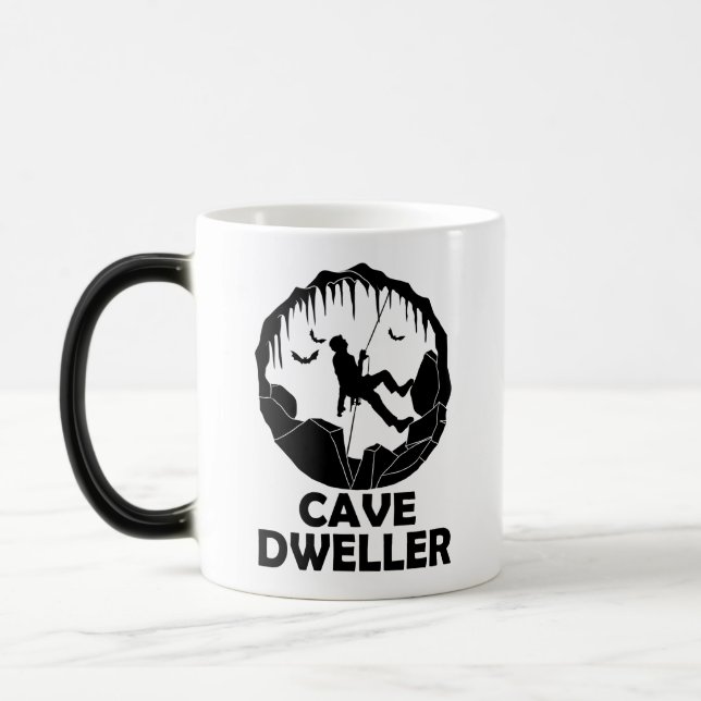 Mug Magic Cave Dweller - Caver Spelunking Speleology (Gauche)