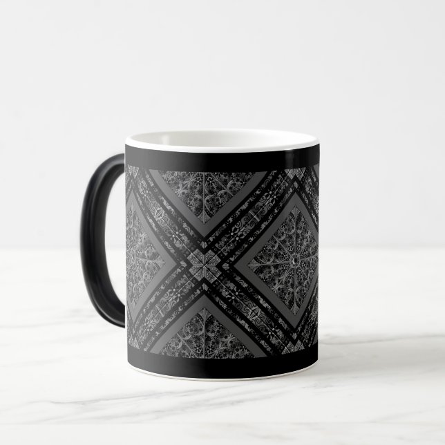 Mug Magic Céramique noir (Devant gauche)