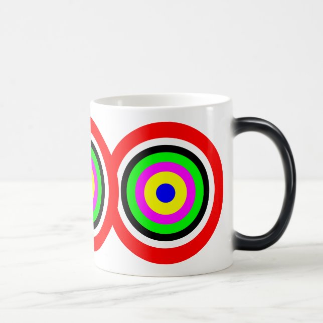 Mug Magic Cercles de couleur cible (Droite)