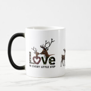 Mug Magic Cerf magique Bottine tricotée "Amour à chaque peti