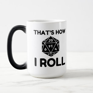 Mug Magic C'est ainsi que je lance les dés à 20 faces