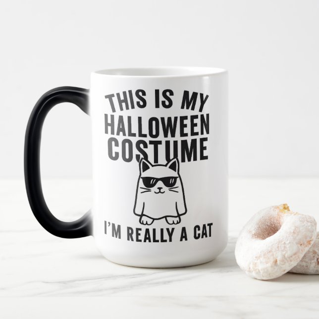 Mug Magic C'est Mon Costume D'Halloween Je Suis Vraiment Un  (Avec donut)
